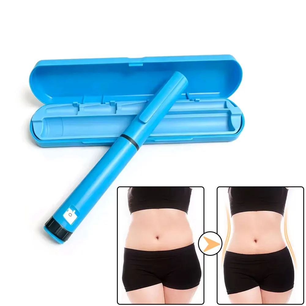Reusable Plastic Pen Device 60-Unit Injection Pen with Case Set 4/6/8MM Needle 3ml Empty Cassette Cartridge Sterile Insulin Pens