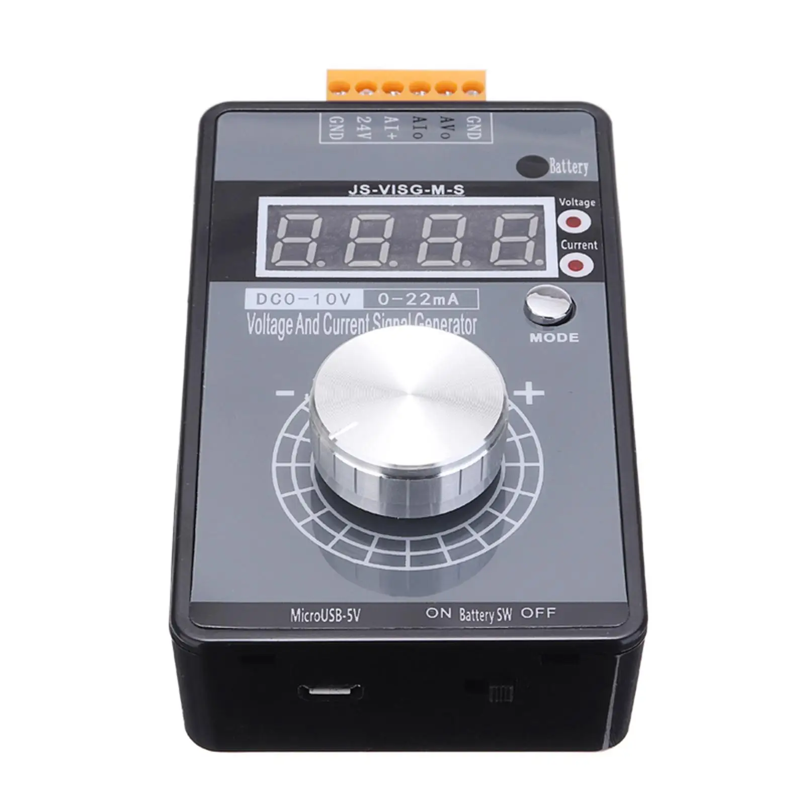 Adjustable Signal Generator 0-10V 4-20ma Current Voltage Simulator Kit for PLC Panel LED Testing