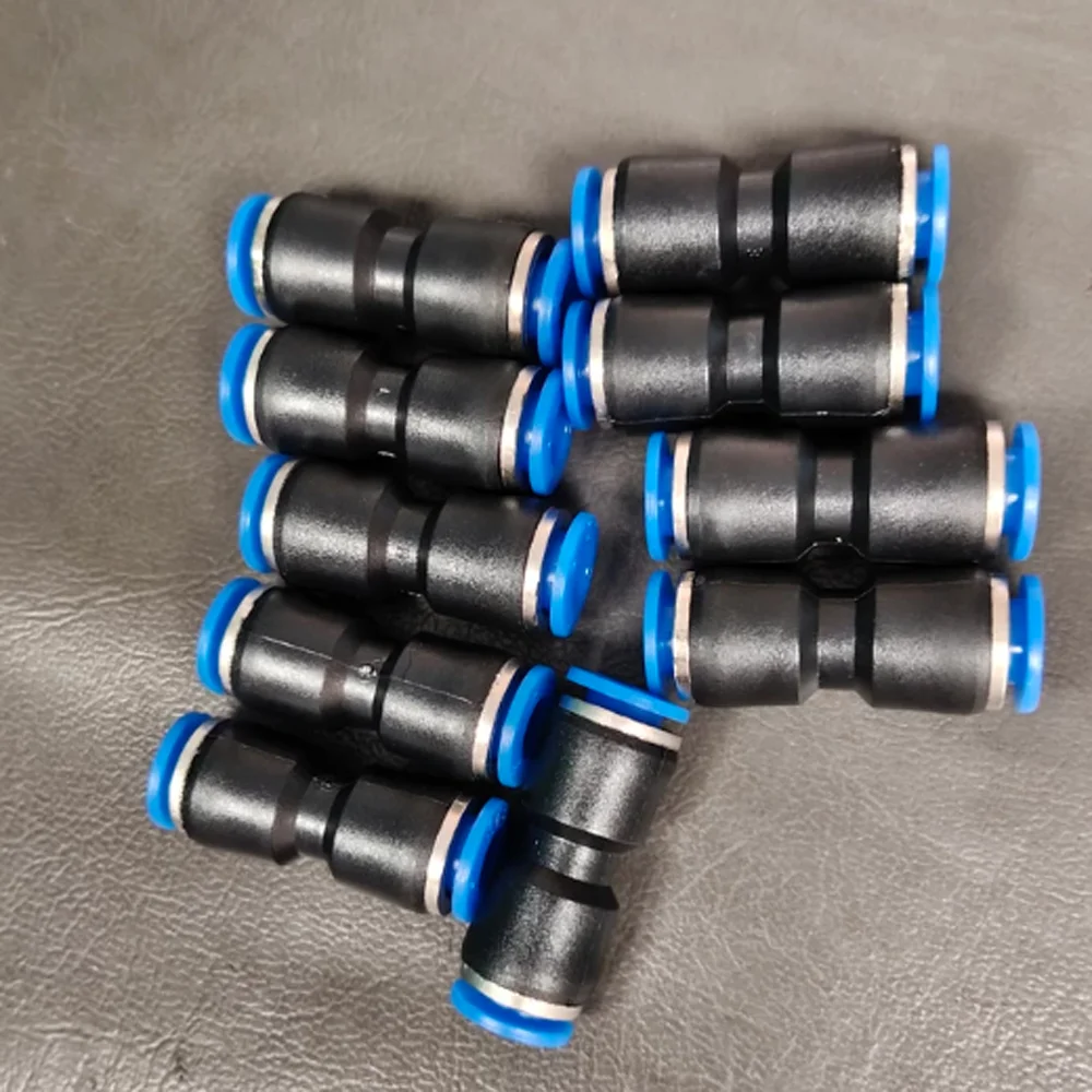5/10/20P PG6-4/8-4/8-6/10-6/10-8/12-16~16-14 Pneumatic Fittings Quick Air Connector Hose Fitting Plastic Push Into Tube Pluglug