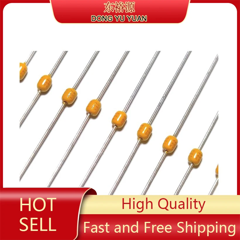 100PCS 50V 474 223 224 105 104 103 102 1NF 10NF 100NF 22NF 220NF 470NF CT42 Axial Multilayer Ceramic Monolithic Capacitor