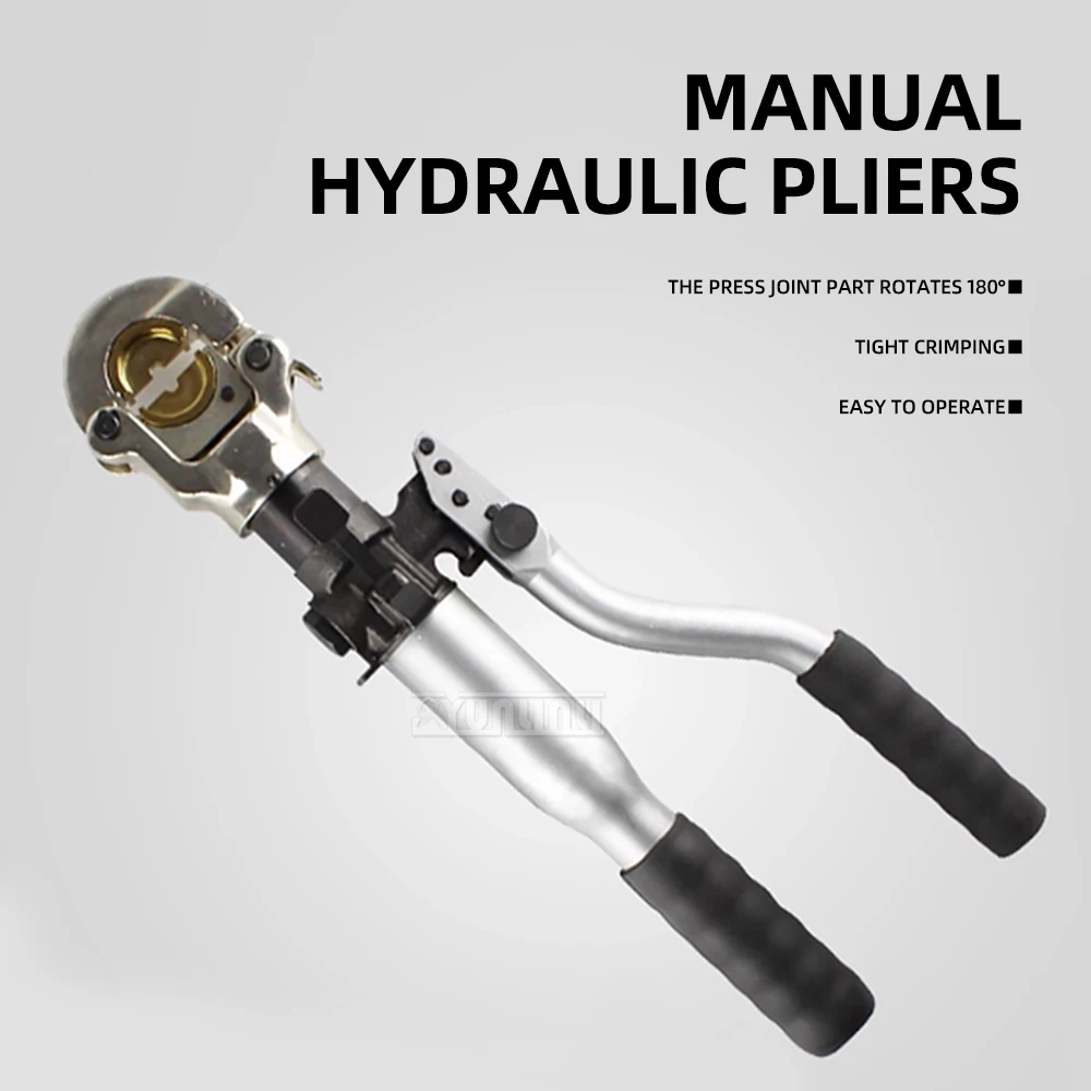 

Manual hydraulic pliers HT-300 (HK6022) quick crimping pliers copper and aluminum wire nose crimping pliers 16-300