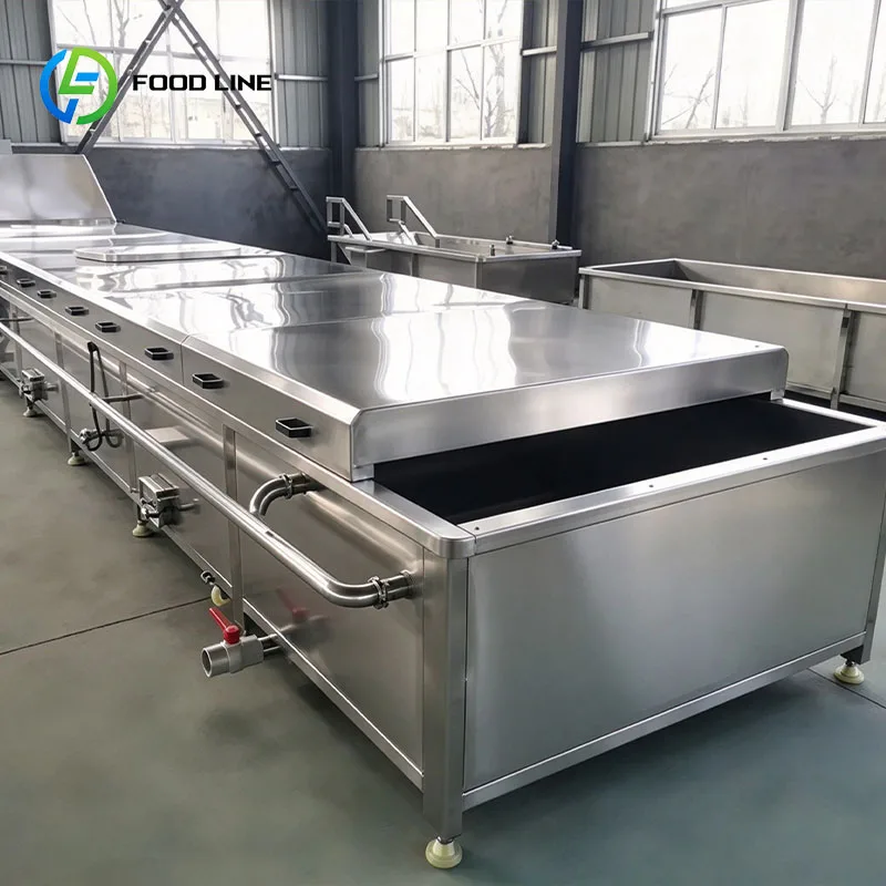 Industrial Food Pasteurizer Continuous Water Bath Machine for Yogurt Milk Drinks and Dairy Beverages Customized
