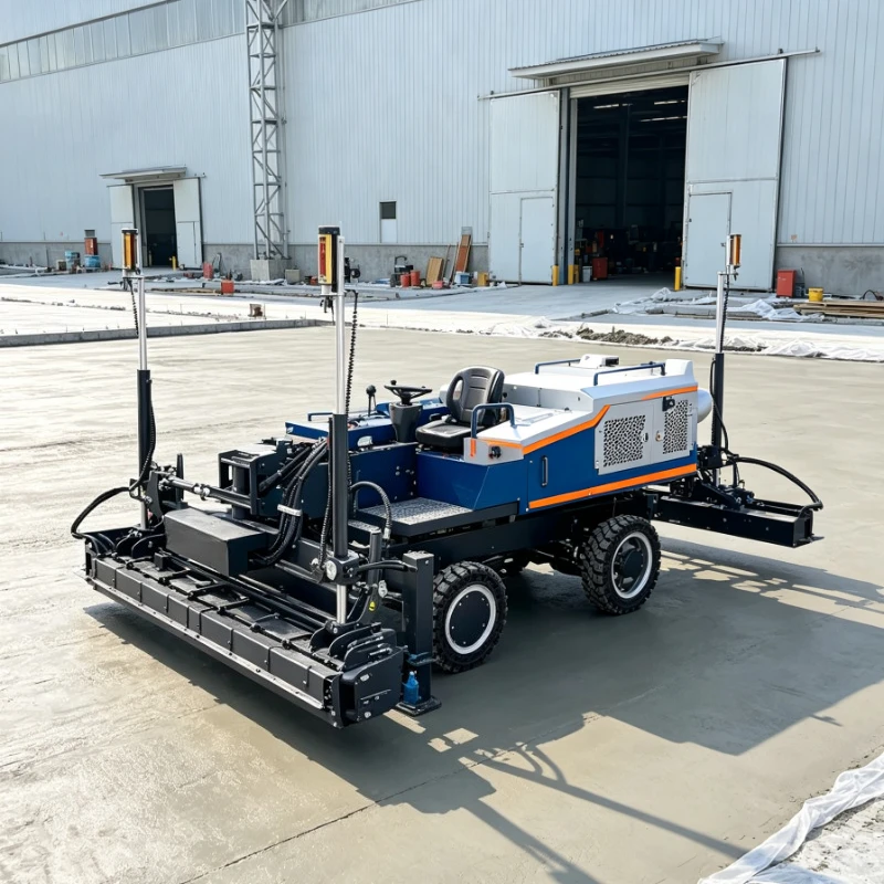 Laser Concrete Screed Machine Heavy Duty Telescopic Boom For Industrial Workshop Cement Ground Levelling Projects