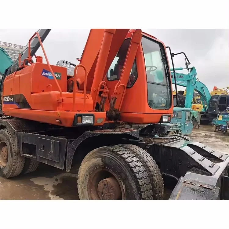 Used Doosan DH210W-7 Wheel Excavator For Sale Daewoo/ Used Doosan 210 Wheel Excavators Korea