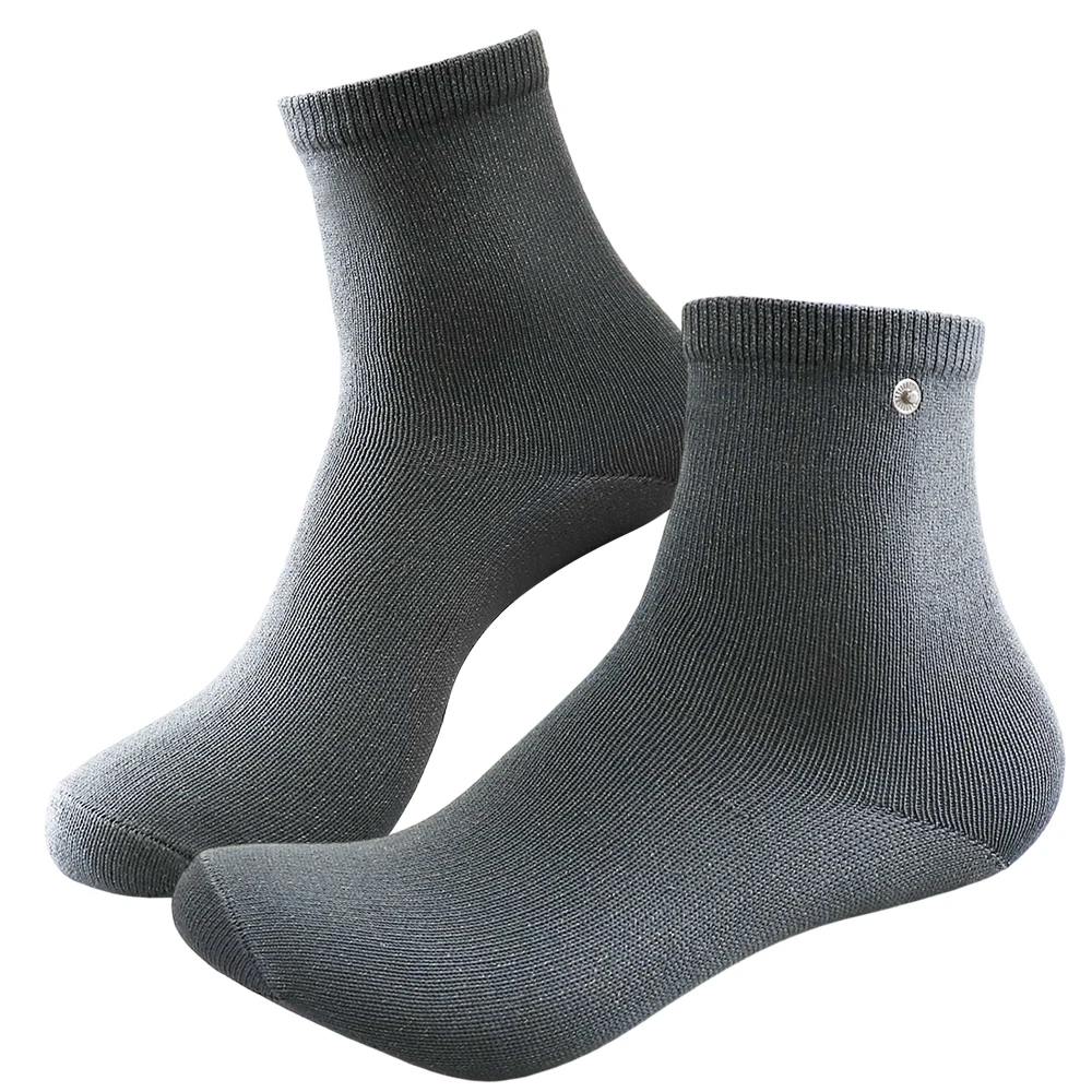 1 Pair Silver Fiber Conductive Socks TENS EMS Electrode Electric Foot Massage Socks for Massage Muscle Stimulator Accessories
