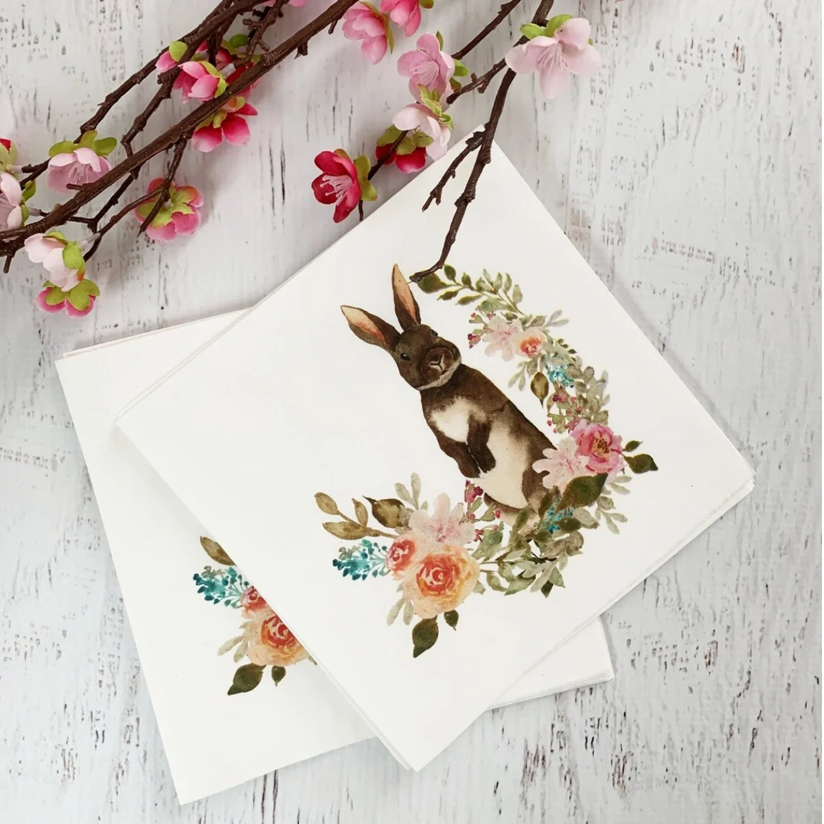 

50pcs Easter Bunny Napkins