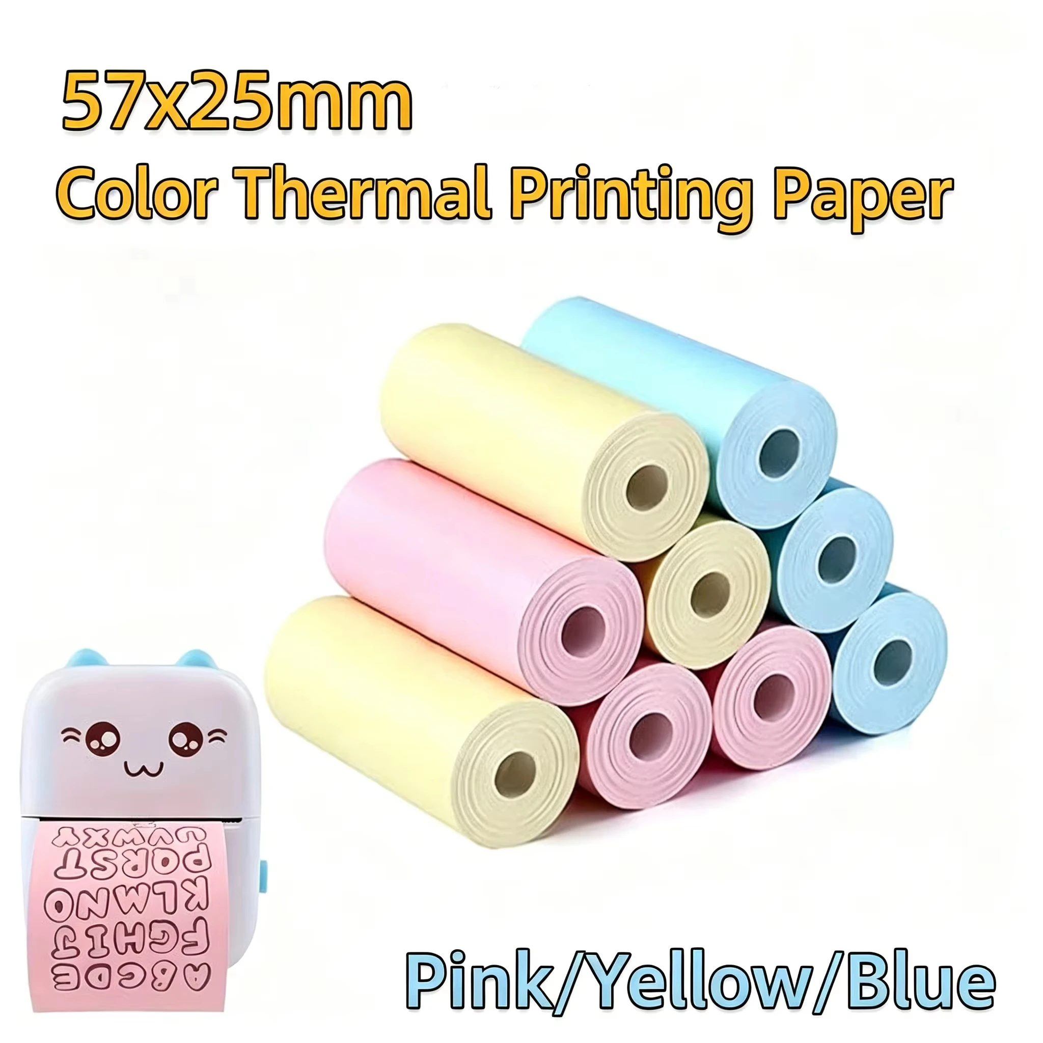 57x25mm color thermal paper  Instant printingDIY Camera printing paper for children