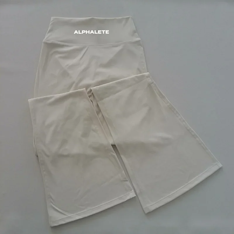 ALPHALETE موضة اليوغا السراويل التوابل بيلاتيس الفتيات صيف جديد جودة عالية الورك رفع جديد الرياضة اللياقة البدنية مطاطا طويل INS المبيعات الساخنة