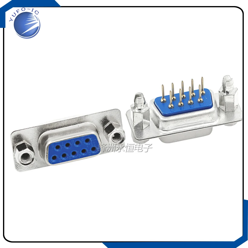 5 قطعة مع المسمار الثابت DP9 DP15 DP25 DP37 دبوس أنثى/ذكر إدراج لوحة نوع PCB موصل RS232 المنفذ التسلسلي محول مأخذ التوصيل DP