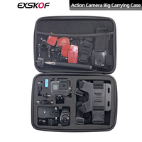 Carrying Case Large Storage Bag Portable Travel Bag For GoPro Hero 12 11 10 9 DJI Action 4 3 Insta360 Action Camera Accessories