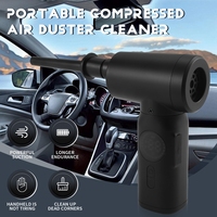 Daily 6000Mah Portable Compressed Air Duster Cleaner Cordless Duster For Keyboard Computer Cleaning