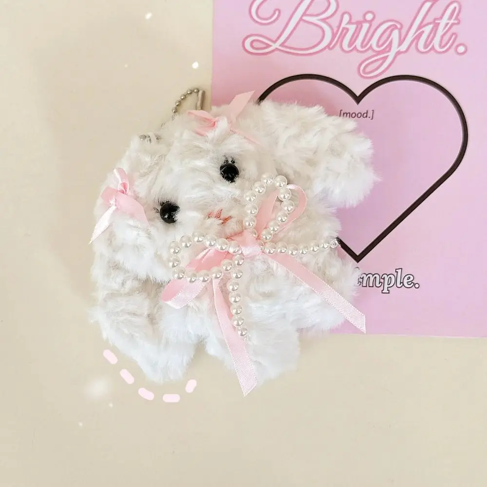 Durable Cartoon Rabbit Key Chain Bowknot Rabbit Bag Pendant Lolita Key Holder