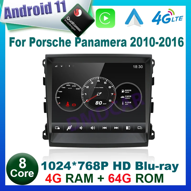 

Android 11 Car Multimedia DVD Stereo Radio Player GPS Navigation CarPlay Auto For Porsche Panamera 2010-2016