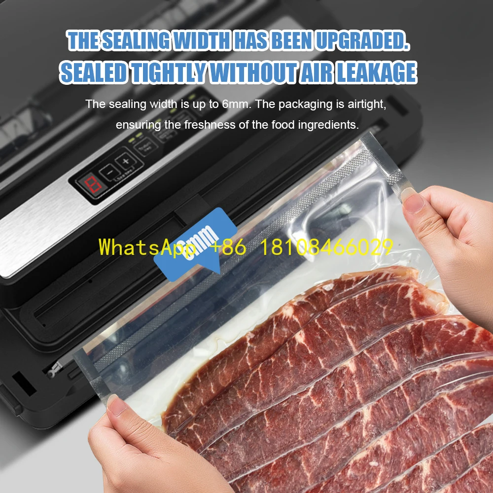 Машина для запечатывания Вакуумная машина для запечатывания Общая машина для вакуумной упаковки пищевых продуктов Коммерческая машина для сухой и влажной уборки свежести