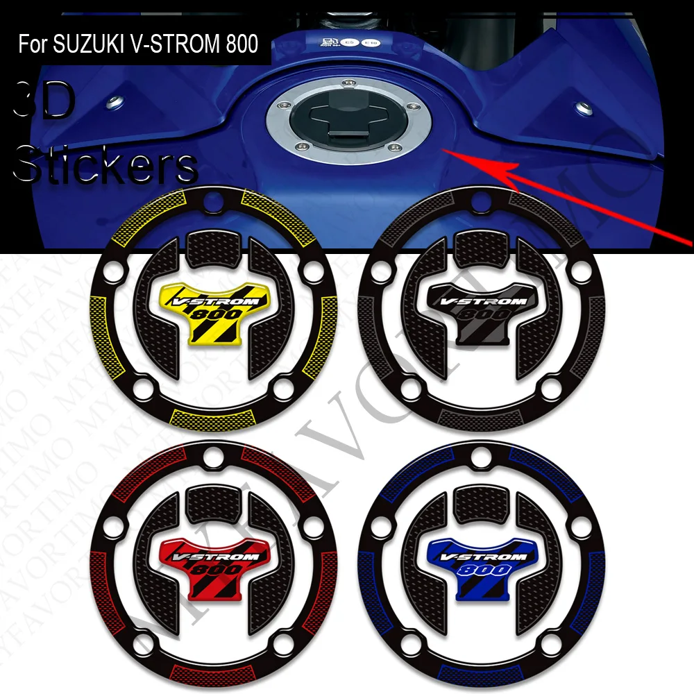 2023 2024 2025 For Suzuki V-STROM VSTROM V STROM 800 DE 800DE Adventure Protector Tank Pad Gas Fuel Oil Knee Stickers Decals