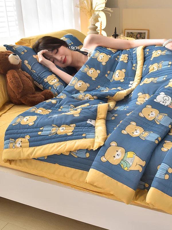 High-End Lightweight JK Summer Cooling Quilt Thin Sensation for Children Kindergarten Students Summer Air Conditioning Quilt