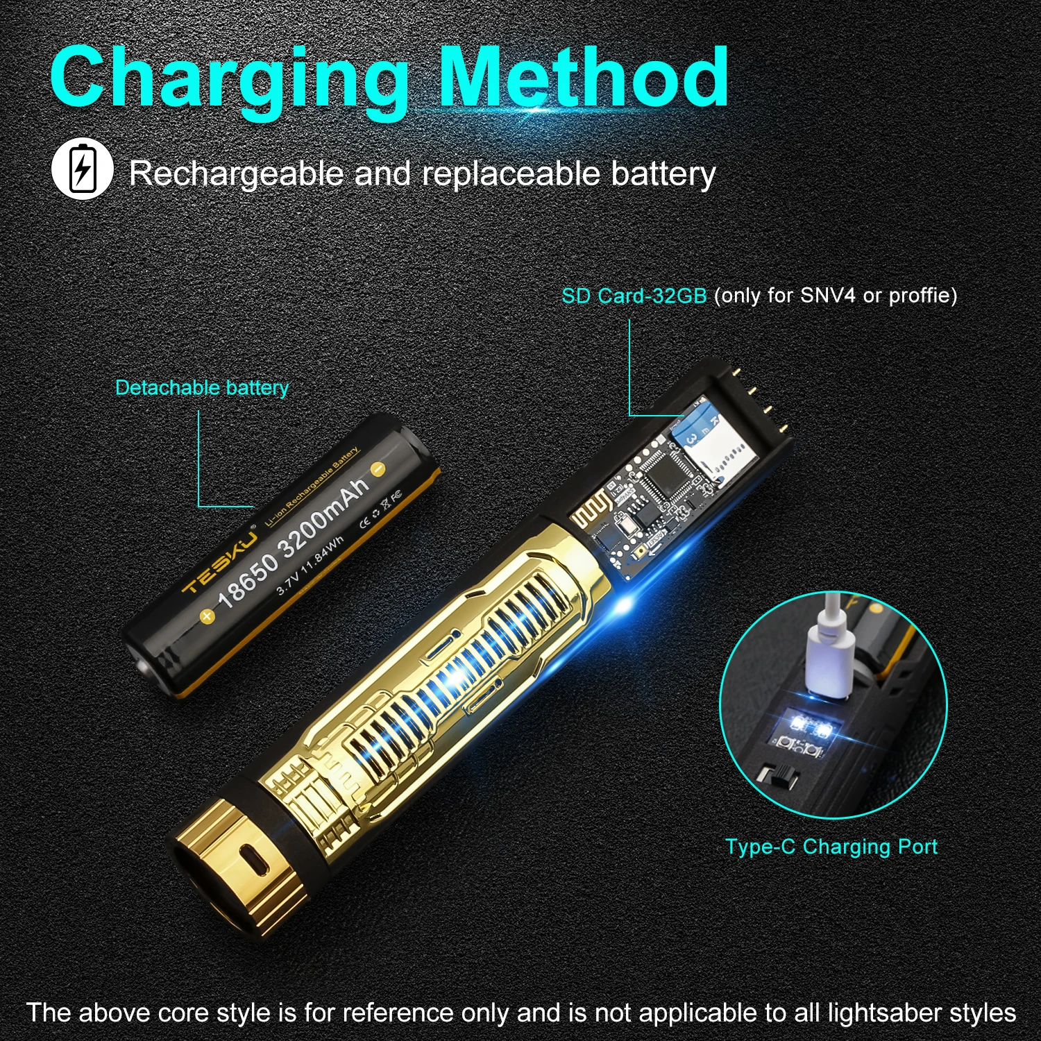 TXQSABER Star Killer Spada laser Neo Pixel SNV4 Altalena liscia Spada laser Manico in metallo Striscia LED Lama Replica Giocattoli Cosplay