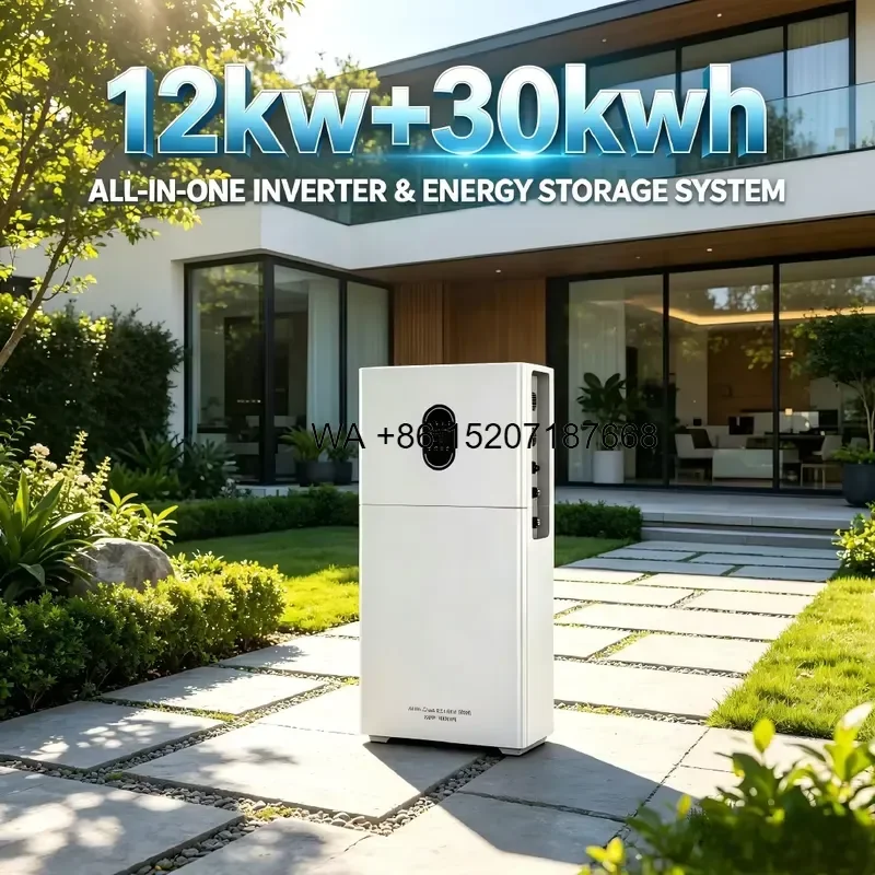 Wmwmnu for Villa Floor Standing Solar Storage All in One 12KW 30KWh Built in Lithium Battery Grid Off Grid Emergency Power