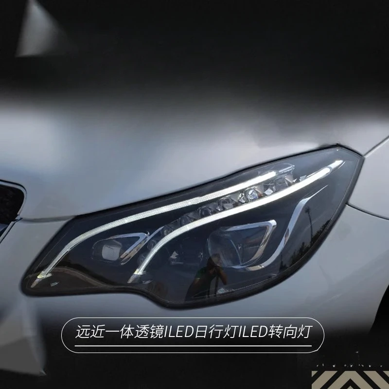 Applicable for Mercedes-Benz E-Class 10-17  Coupe Headlight Assembly W207 Modified LED High-End Headlight Daytime Running Light