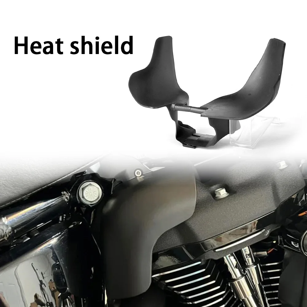 

New Mid Frame Air Deflector For Harley Softail Models Motorcycle Black Mid Frame Air Deflector Heat Panels Covers 2018-2023