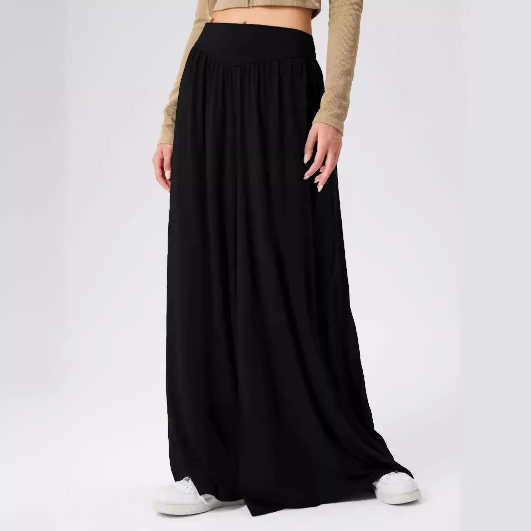 2025 New Long Pants with A Drooping Feel High Waisted Wide Leg Pants Casual Trousers for Women