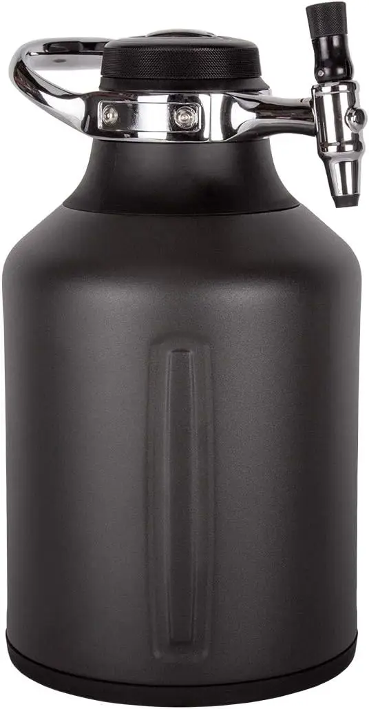 uKeg Go Carbonated Growler Beer Gift and Craft Beverage Dispenser for Beer, Soda, Cider, Kombucha and Cocktails, Am