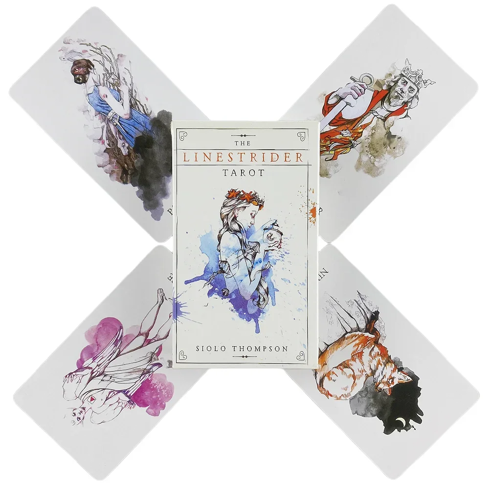 Les cartes de tarot Linestrider, un jeu de 78 cartes Oracle English Visions Divination Edition Borad pour jeux de société