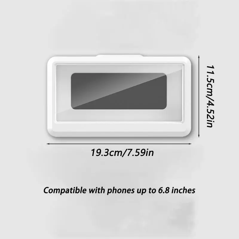 360 Rotation Waterproof and Anti-fog Mobile Phone Case for Bathroom Shower Phone Holder Waterproof Can Be Touched Shower Phone