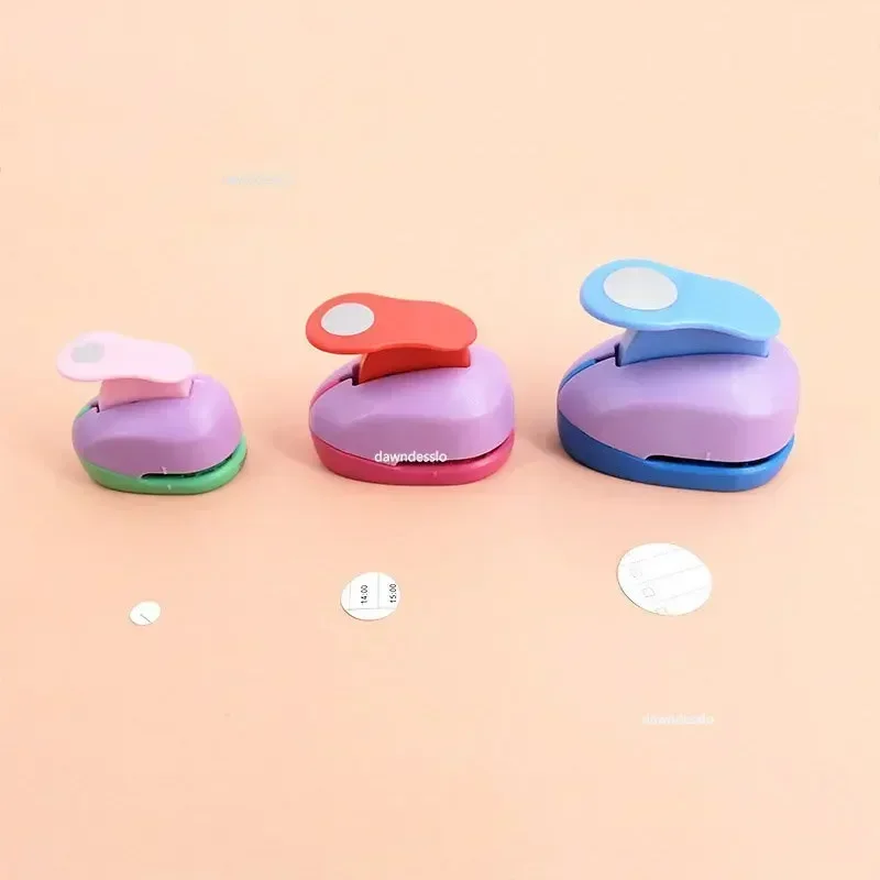 DIY Craft Hole Puncher para Scrapbooking, Circle Punch Maker, Kids Scrapbook Paper Cutter, Embossing Sharper, 9mm, 16mm, 25mm