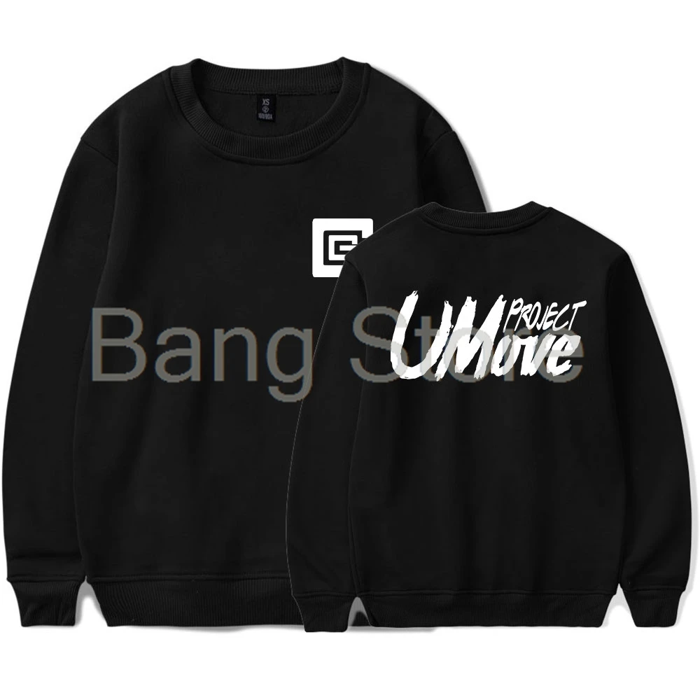 

CG5 Project U Move толстовки с круглым вырезом для женщин и мужчин модный пуловер с длинными рукавами одежда унисекс