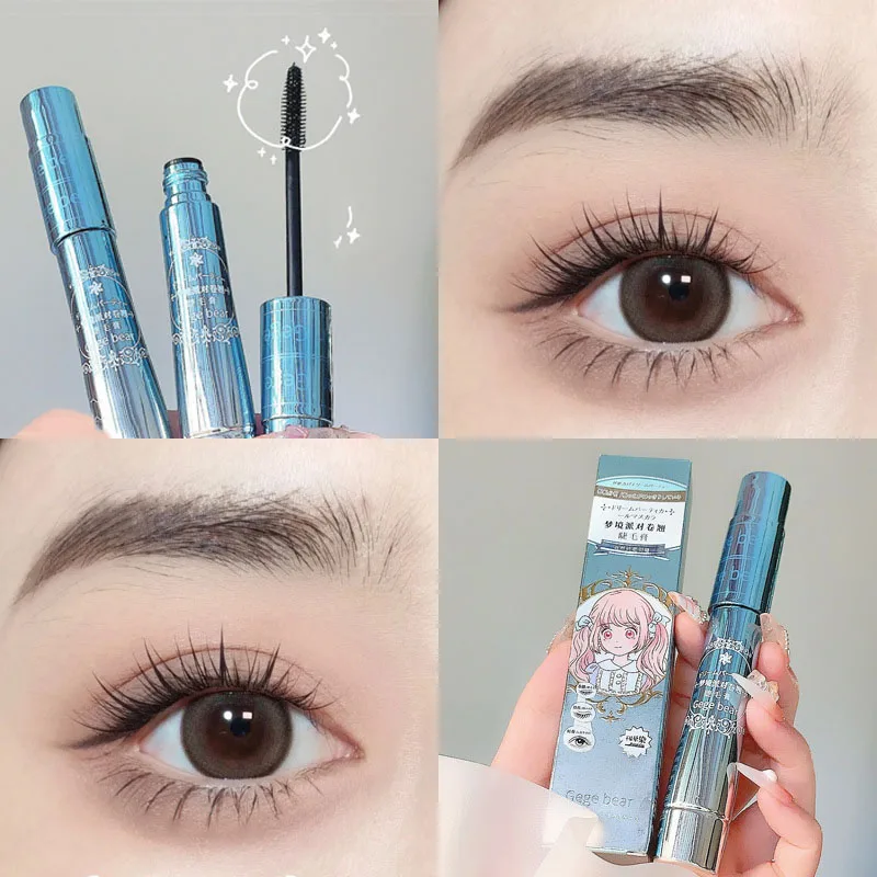 Curling Mascara Silk Fiber Lash Mascara Waterproof Long Lasting Extension Eyelashes Lengthening Black Eyelash Makeup Cosmeticl