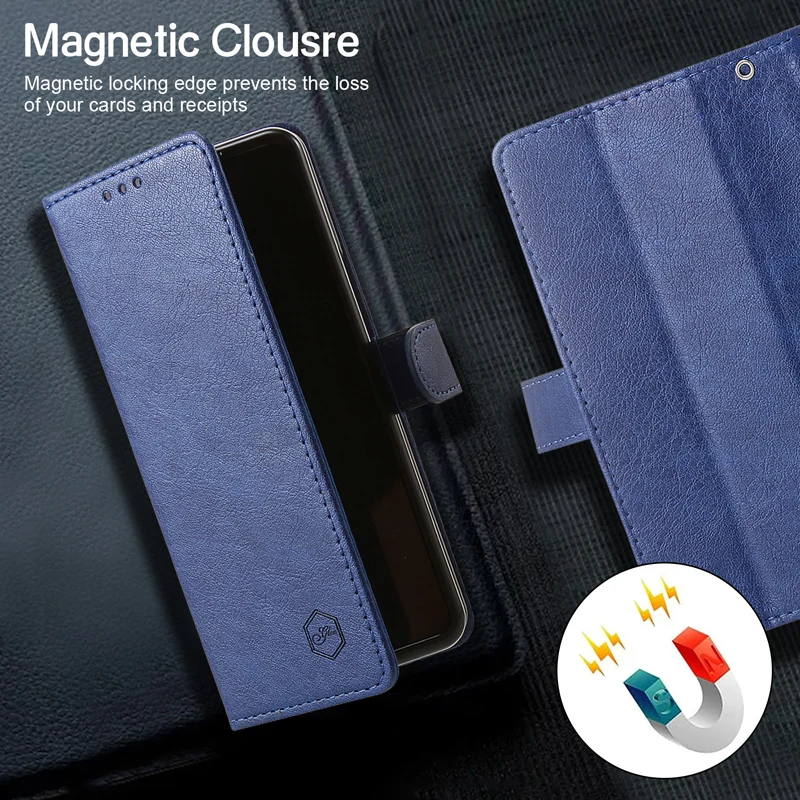 Brieftaschen-Handyhülle für Samsung Galaxy Z Fold8 mit Kartenhalter, Ständer, stoßfest, Cloudy PU-Leder-Cover, Z Fold 8 Ultra 7 6 5 3 4 Fund – Detail 21