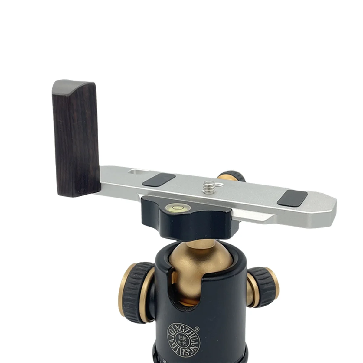

【Price-Drop!】Quick Release L Plate Base Wooden Grip Handle for Nikon FM FM2 FM3A FE FE2 Camera Accessories Silver