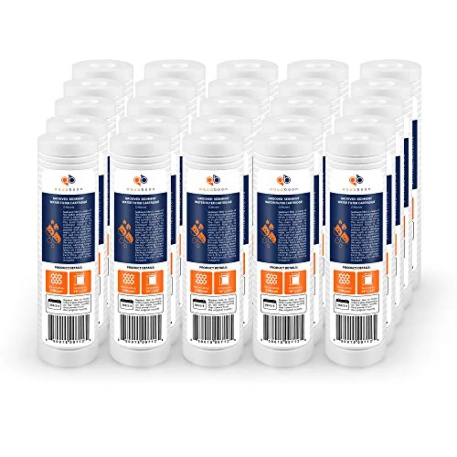 

Сменный фильтр для воды с рифленой поверхностью 5 микрон, 10 x 2,5 дюйма, для фильтра для всего дома, совместимый с AP110 WHKF-GD05 CF