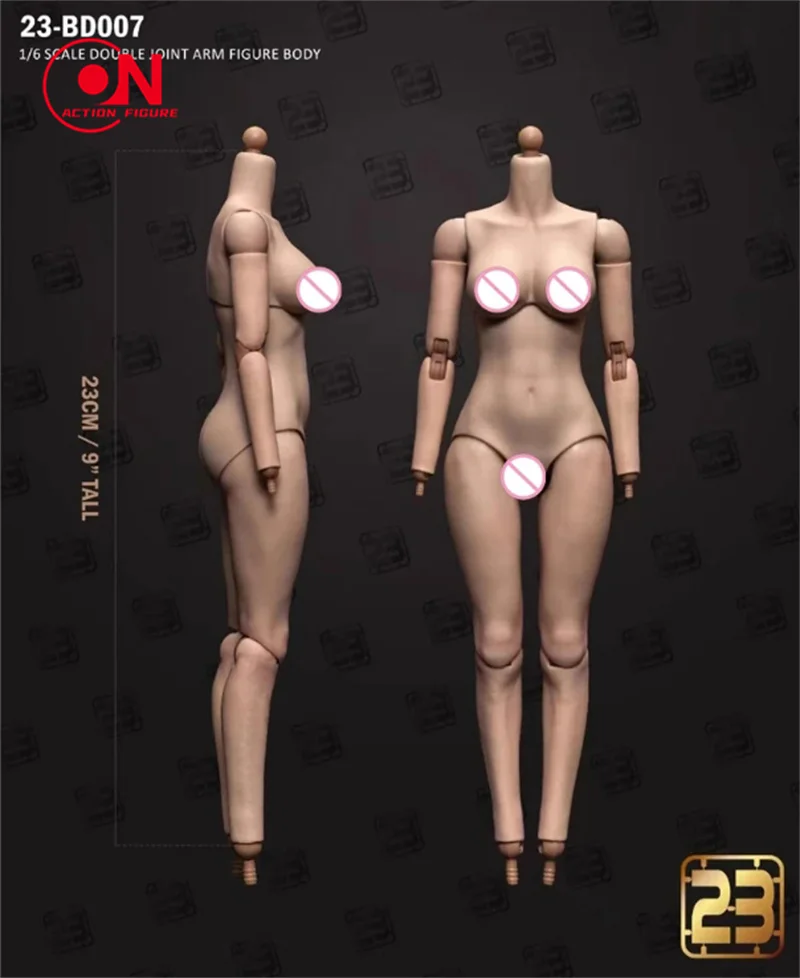 23 لعب 23-BD007 1/6 أنثى الجندي القياسية المشتركة الجسم 23 سنتيمتر أنثى الجندي عمل الشكل مفصل الجسم #5