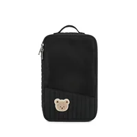 Sac à couches mignon pour poussette, sac suspendu, rangement séparé pour vêtements et couches de bébé, sac de rangement pour changement et lavage de voyage 6