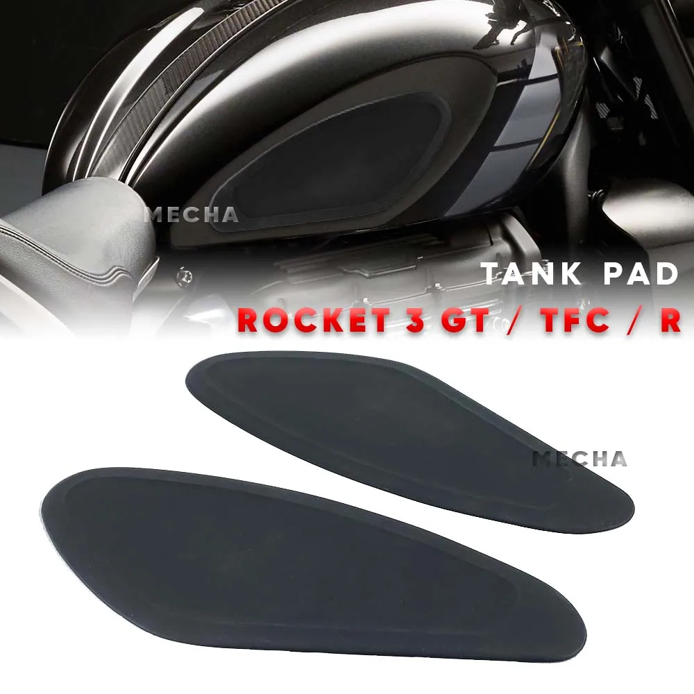 

For Rocket 3 GT R TFC Rocket3 Motorcycle Side Fuel Tank pad Tank Pads Protector Stickers Decal Gas Knee Grip Traction Pad