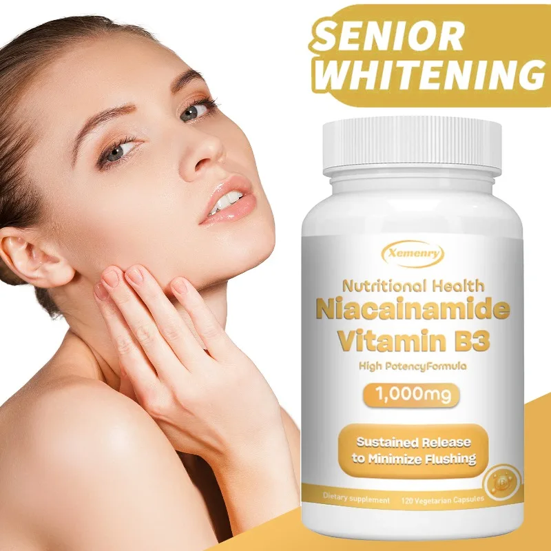 

Капсулы с ниацинамидом и витамином B3 — поддерживает здоровье клеток кожи, отбеливание и восстановление кожи, уменьшение морщин и борьба со старением