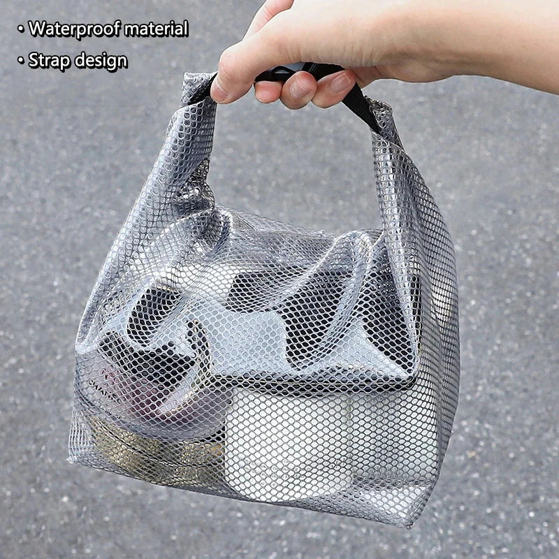 New Water-proof Cosmetics Bag Fashion Travel Large Capacity Toiletries Pouch Trendy Girl Wash Bag Portable Handbag