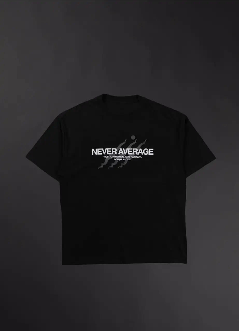 2026 Core _NEVER AVERAGE CLAWS_ Graphic T-Shirt GYM Daily Fitness Can Wear Cotton T-shirt To Absorb Sweat and Breathe