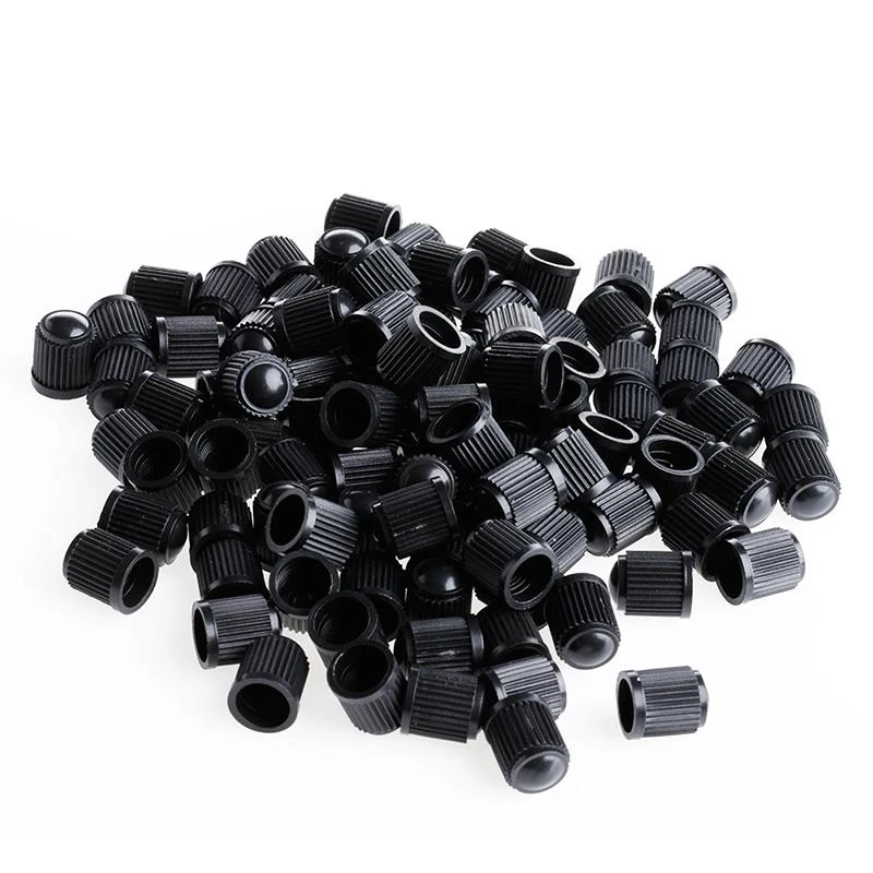 

547B New 100x Plastic Auto Car Bike Motorcycle Truck wheel Tire for Valve Stem Caps B