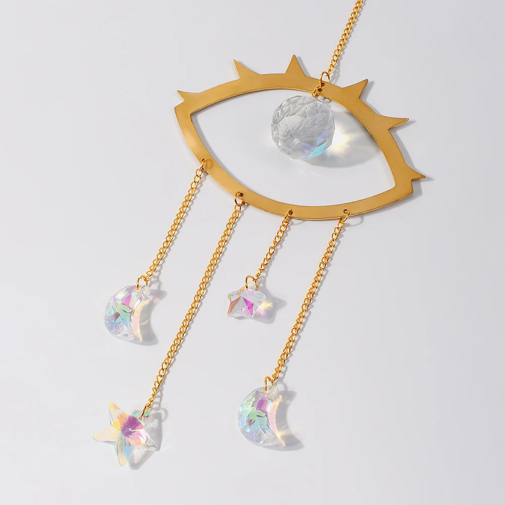 Rainbow Prism Suncatcher kryształowa dekoracja samochodu kryształowy wiszący Ornament Sun Catcher ogród okno dekoracyjne dekoracje wiszące