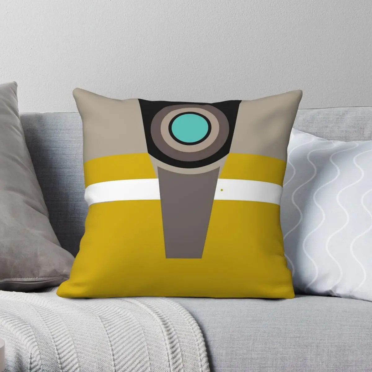 Claptrap CL4P-TP Square Pillowcase Polyester Linen Velvet Pattern Zip Decor Pillow Case Sofa Cushion Cover 18