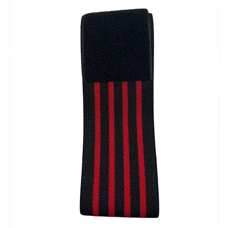 

*ABKM Fitness Winding Knee Bandage Compression Straps Wraps Elastic Outdoor Sports Protective Equipment Training(Red)