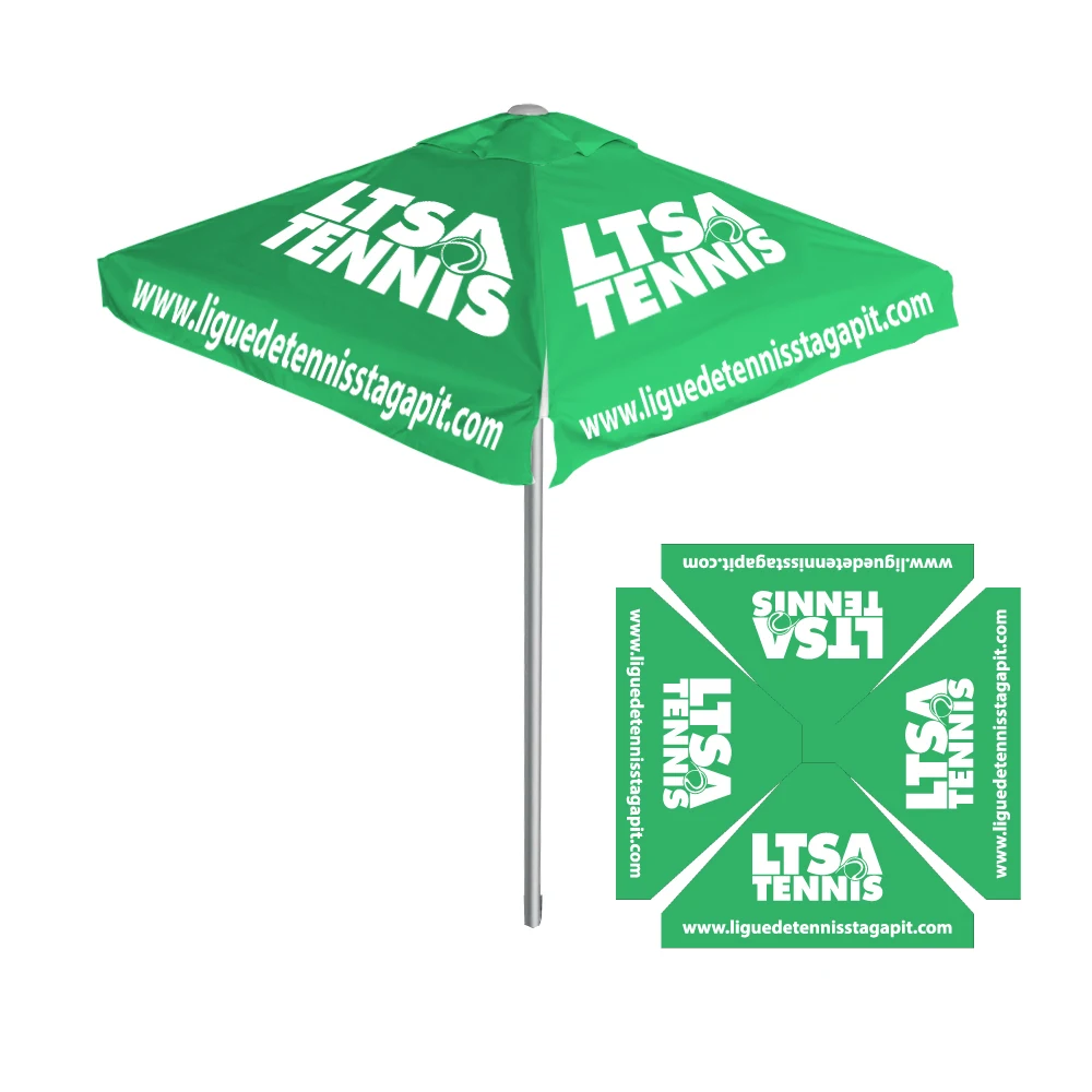 Custom Portable Lightweight Adjustable Instant Sun Protection Beach Umbrella Outdoor Event Display Accessories Custom Printing