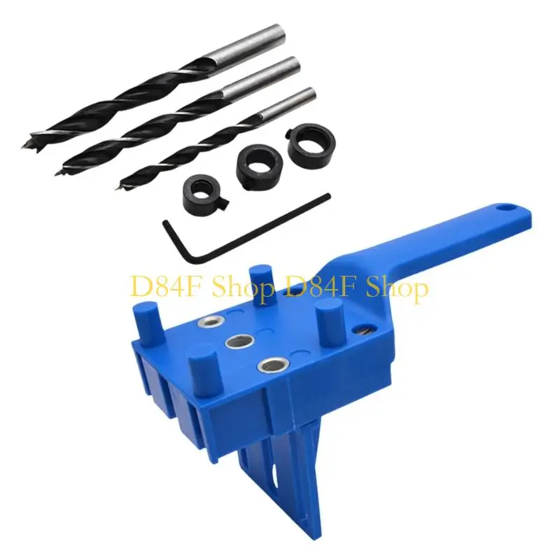 D84F Complete Drilling Assistant Tool Doweling Jigs Set Suitable For Straight Perpendicular Holes In Carpentry And Crafting