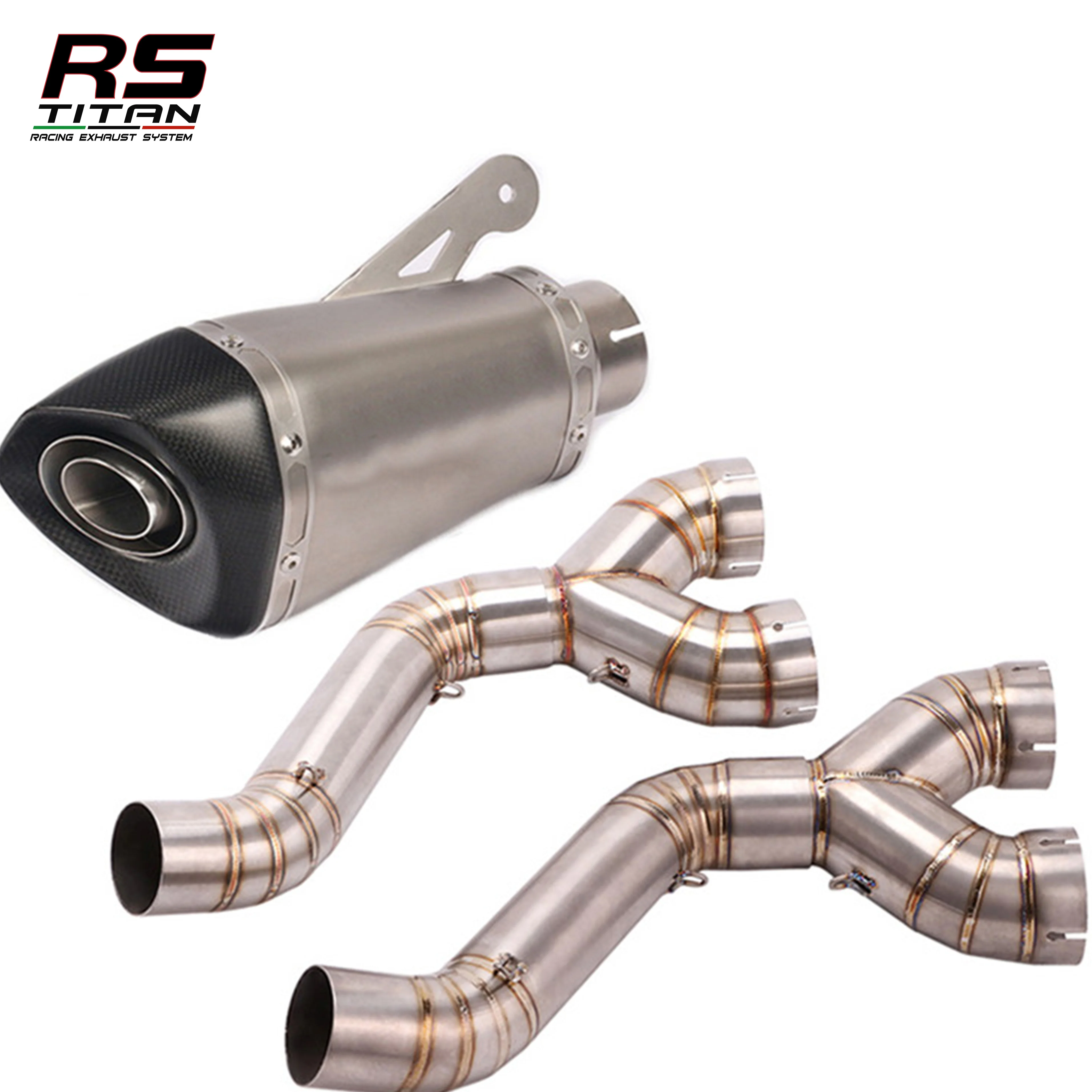 

For Custom BMW S1000RR Etc. 2010 11 12 13 14 15 16 17 2018 Motorcycle Exhaust Full System Header Link Pipe S1000R