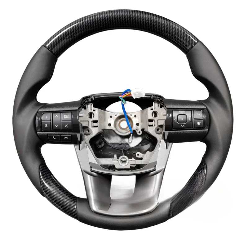 

Лидер продаж GR спортивный руль из углеродного волокна подходит для Hilux LC79 Fortuner