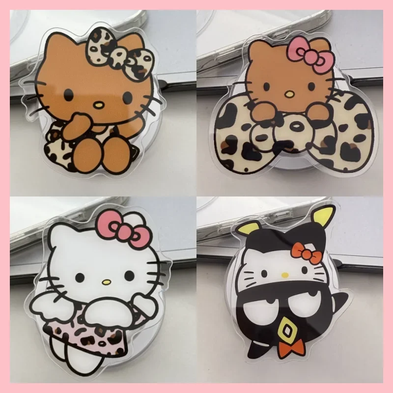 

Sanrio Hello Kitty Kuromi Pochacco Melody For Magsafe Magnetic Phone Grip Tok Stand For iPhone Foldable Wireless Charging Holder