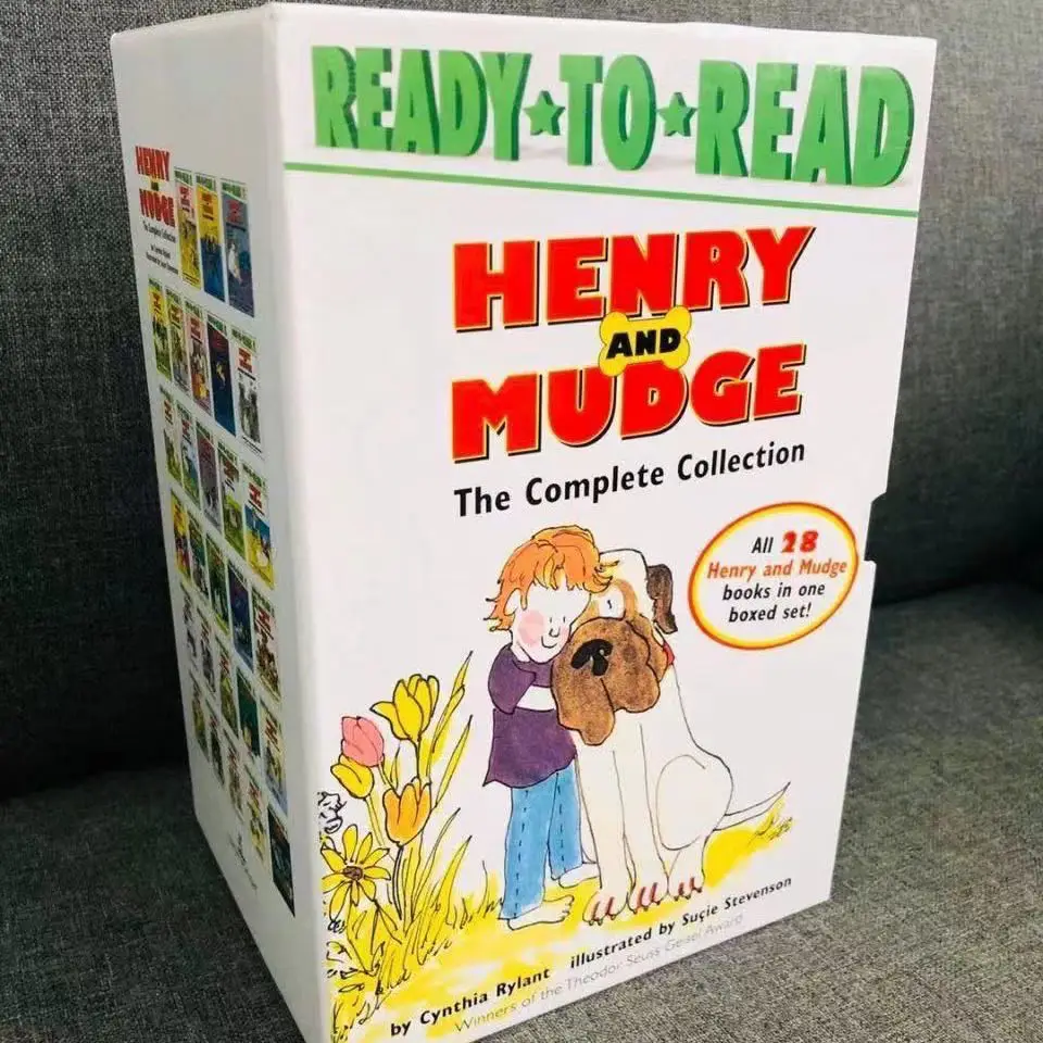 28 Volume Ready To Read Henry and Mudge English Child Book Learning and Education Picture Books for Ages 3 To 6